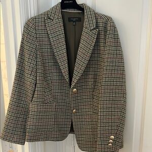 Talbots Multicolor Tweed Blazer